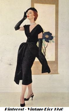 7 vintage dior 1940 Pinterest