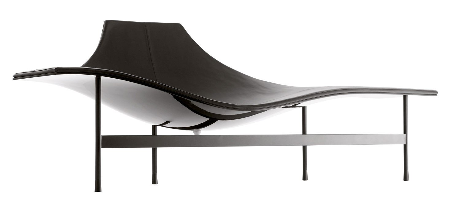 chaise longue TERMINAL 1 nero