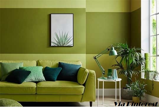 6 green decorations
