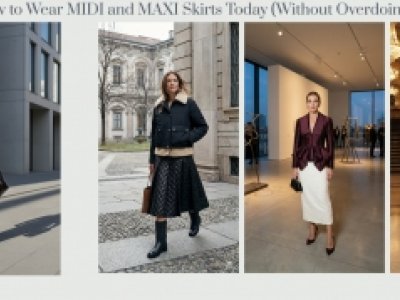 How to Wear MIDI and MAXI Skirts Today (Without Overdoing It)