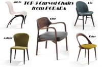 TOP 5 Curved Design Chairs from PORADA