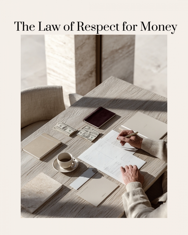 THE LAW OF RESPECT FOR MONEY